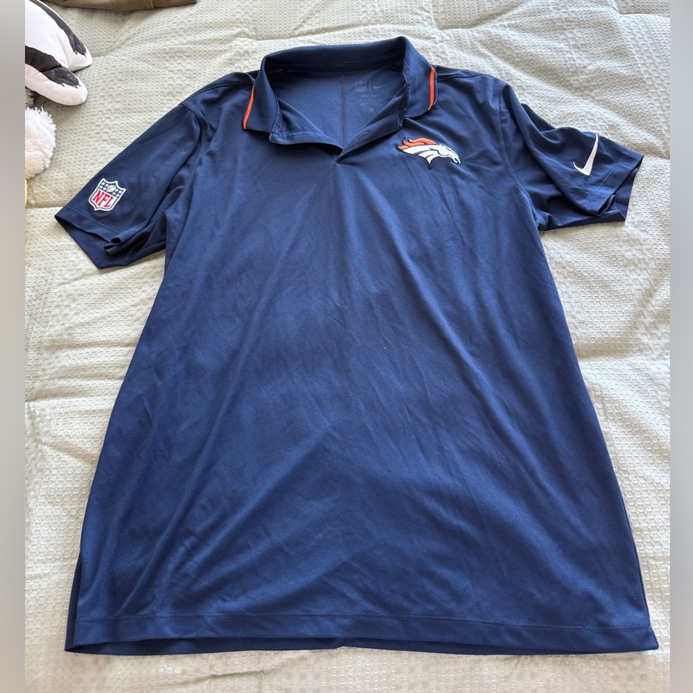 NFL Nike Dri-FIT Polo with Broncos Logo